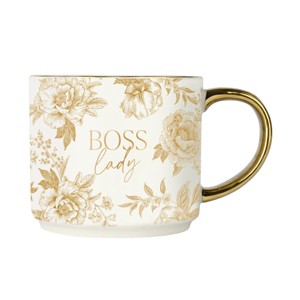 Sweet Water Decor Boss Lady Gold Handle Coffee Mug -17oz - 1 of 3