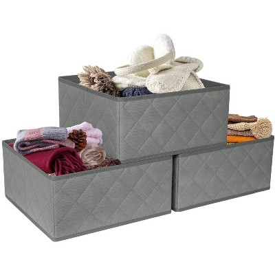 Sorbus 3pc Storage Box Gray