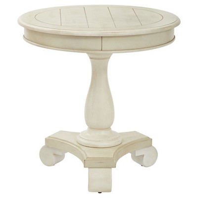 target round accent table