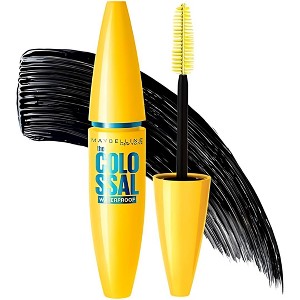 Maybelline New York The Colossal WATERPROOF Mascara - (BLACK - 0.33 oz) Colo Ssal Instant Big Volume Mascara - 1 of 2