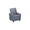 Olive & Opie Jordan Vegan Leather Kids' Recliner - Mink - 2 of 4