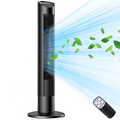 SKONYON Tower Fans for Home, 60° Oscillating Standing Fans with Remote