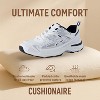 CUSHIONAIRE Sonic Casual Womens Walking Sneakers, Comfortable Lace-Up Chunky Tennis Shoes for Women with Memory Foam - 3 of 4