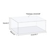 Unique Bargains Acrylic Assembly Dustproof Collectibles Showcase with lid - 2 of 3