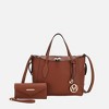 MKF Collection Bruna Vegan Leather Women’s Tote Bag with Wallet by Mia K - 2 of 4