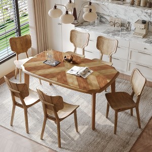 Vatros 7-Piece Dining Table Set for 6 Kitchen Table Set for 6 - 1 of 4