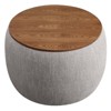 Modway Perla Woven Heathered Fabric Upholstered Storage Ottoman - 3 of 4