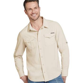 Jockey Men's Long Sleeve Performance Button-Up Shirt