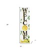 HomeRoots 36" White Yellow And Green Solid Wood Welcome Lemon Porch Sign - 3 of 4
