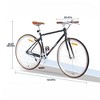 VisioGear Bicycles, Hybrid Bicycle with Single Speed, Bicycles for Men Women Adults, Commuter Bike with Adjustable Seat, Black, 64.97"*24.41"*38.52" - 2 of 4