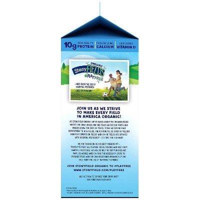 Stonyfield Organic Skim Milk - 0.5gal