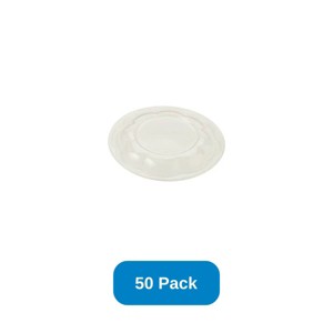 Inno-Pak Lid for 32-48 oz Salad Bowl RPET Clear - Pack of 50 - 1 of 2