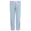 Mentally Exhausted Women's Pointelle Notch Collar Pajama Set - 3 of 4
