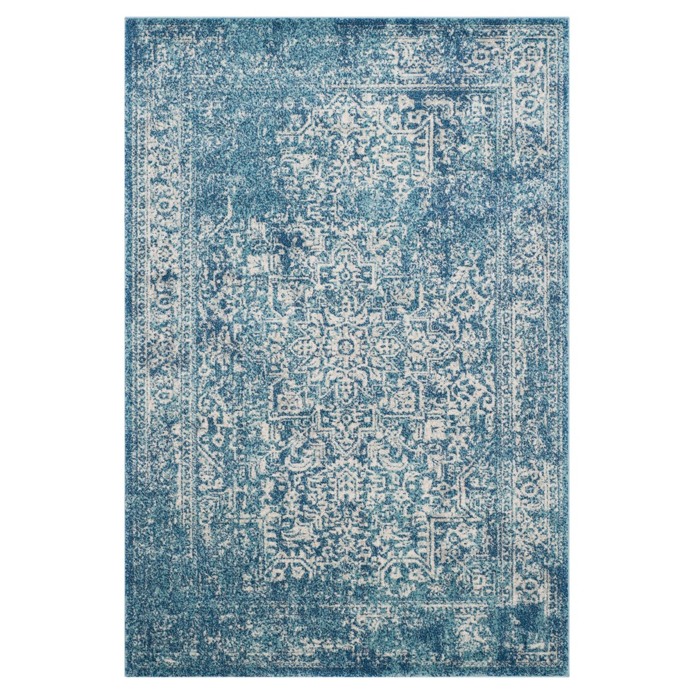 Evoke Rug - Blue/Ivory - 4'x6' - Safavieh