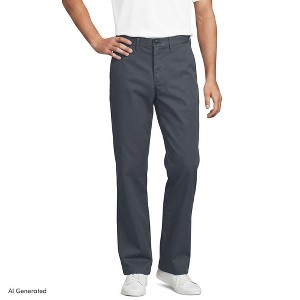 Lands' End Men's Travel Kit Comfort Waist Classic Straight Fit