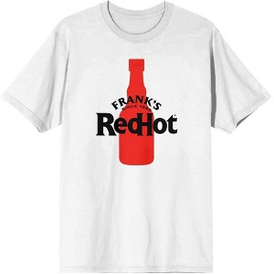Franks RedHot Logo on Bottle Women's White T-Shirt - 1 of 1