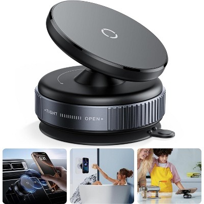 TruAIR Latest Magnetic Car Phone Mount (Black)