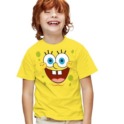 Boys' Short Sleeve Spongebob Spongebob Goofy Smile T-Shirt