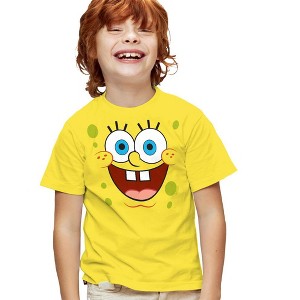 Boys' Short Sleeve Spongebob Spongebob Goofy Smile T-Shirt - 1 of 4