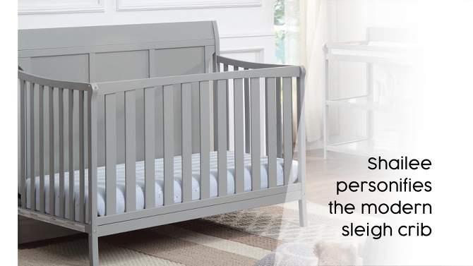Suite Bebe Shailee 4-in-1 Convertible Crib - Gray, 2 of 11, play video