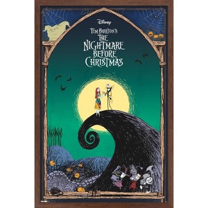 Trends International Disney Tim Burton's The Nightmare Before Christmas - Window to Love Framed Wall Poster Prints - 1 of 4