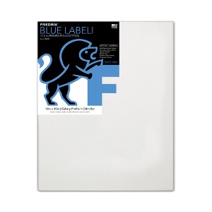 Fredrix Blue Label Ultra-Smooth Stretched Artist Canvas, Standard Profile - 1 of 1