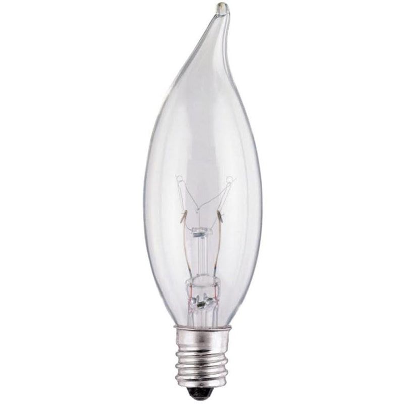 Westinghouse 25 W CA8 Decorative Incandescent Bulb E12 (Candelabra) Warm White 2 pk, 1 of 3