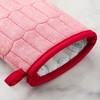 MARTHA STEWART Honeycomb Quilted Chambray Oven Mitt 2-Pack Set - 3 of 4