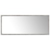 vidaXL Bathroom Mirror Concrete Gray 35.4"x0.6"x14.6" Engineered Wood - 2 of 4