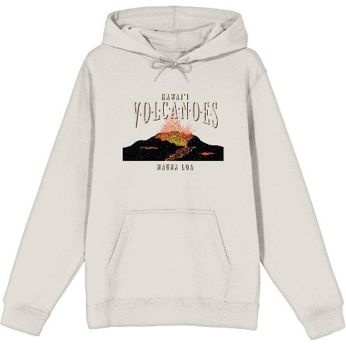 Adventure Society Hawaii Volcanoes Long Sleeve Adult Hooded Sweatshirt ...