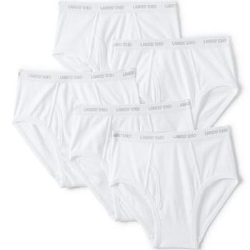 Lands' End Men's Knit Briefs 3 Pack - Large - White : Target