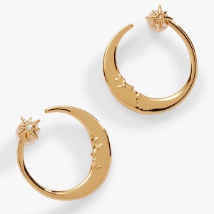 Alex and Ani Crescent Moon Hoop Earrings - 1 of 2