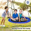 Costway 40'' Flying Saucer Tree Swing for Kids Round Tree Swing for Outdoor - 4 of 4