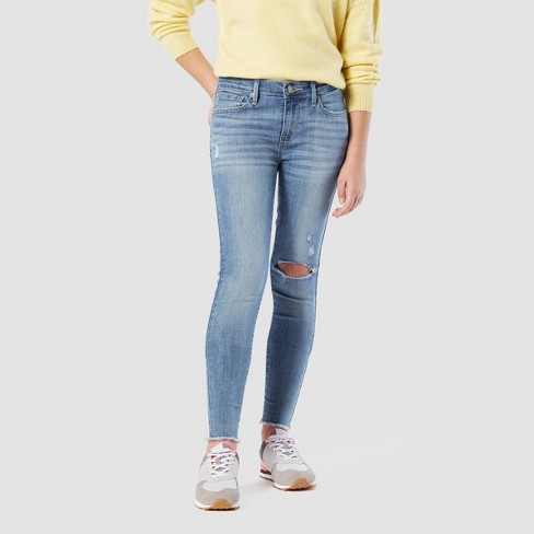 Denizen® From Levi's® Girls' Super Skinny Mid-rise Jeans - Light Blue 7 :  Target