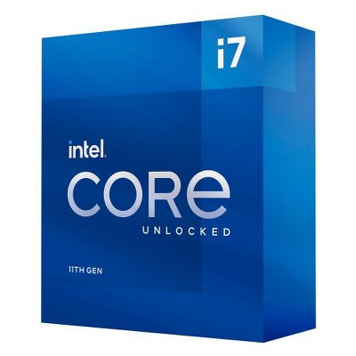 Intel Core i7-11700K Unlocked Desktop Processor - 8 cores & 16 threads - Up to 5 GHz Turbo Speed - 16M Intel Smart Cache - Socket LGA1200
