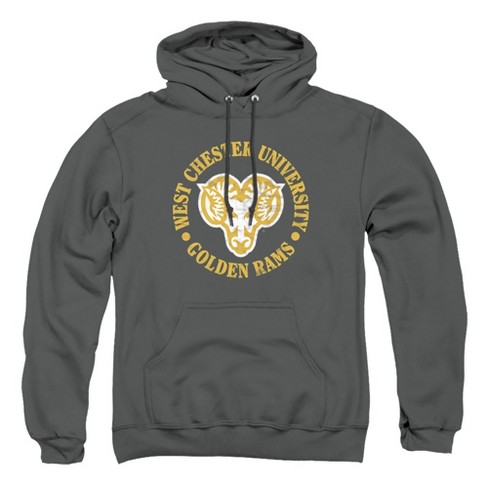 West Chester University Official Rams Logo Adult Pull-Over Hoodie, Black - image 1 of 4