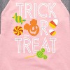 Girls' - Disney - Trick Or Treat Shirt Tail Raglan Graphic T-shirt - 2 of 4