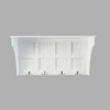 The Lakeside Collection Entryway Benches with Storage or Wall Shelves - White Wall Shelf - 2 of 4