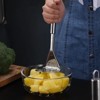 LunaLulinlk Stainless Steel Manual Potato Press; Baby Food Masher; Wavy Potato Press - 2 of 4