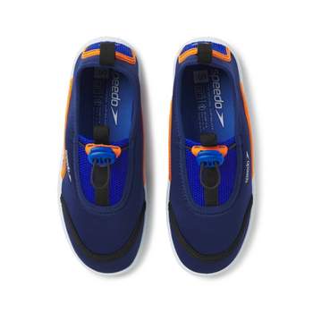 Speedo Jr Boys' Surfwalker Shoes - Black/Orange/Blue