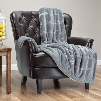 Chanasya Best Friends Forever Gift Throw Blanket Reversible Faux Shearling