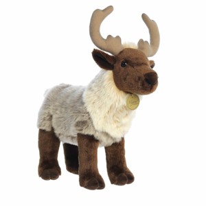 Aurora Large Reindeer Miyoni Realistic Stuffed Animal Brown 14" - 1 of 4