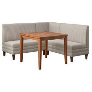 Lifestorey Sebring 4pc Breakfast Nook Dining Set - 1 of 4