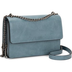 Flap Crossbody Purse for Women Shoulder Bag Vintage Wallets with Chain Strap - 1 of 4