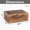 Mela Artisans Storage Box - Trellis - 3 of 4