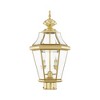 Livex Lighting Georgetown 2 - Light Post Light in  Polished Brass - 2 of 4