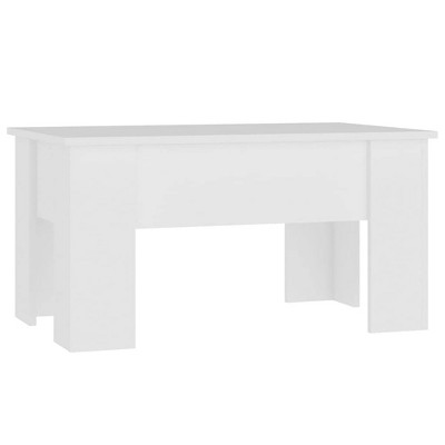 vidaXL Coffee Table White 31.1"x19.3"x16.1" Engineered Wood