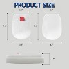 Nispira IZ300 IZ300UK Foam Felt Sponge Filters for Shark IZ300UKT IZ320 IZ320UK Anti Hair Wrap Cordless Vacuum Cleaners Accessory Filters, 3 Sets - 3 of 4