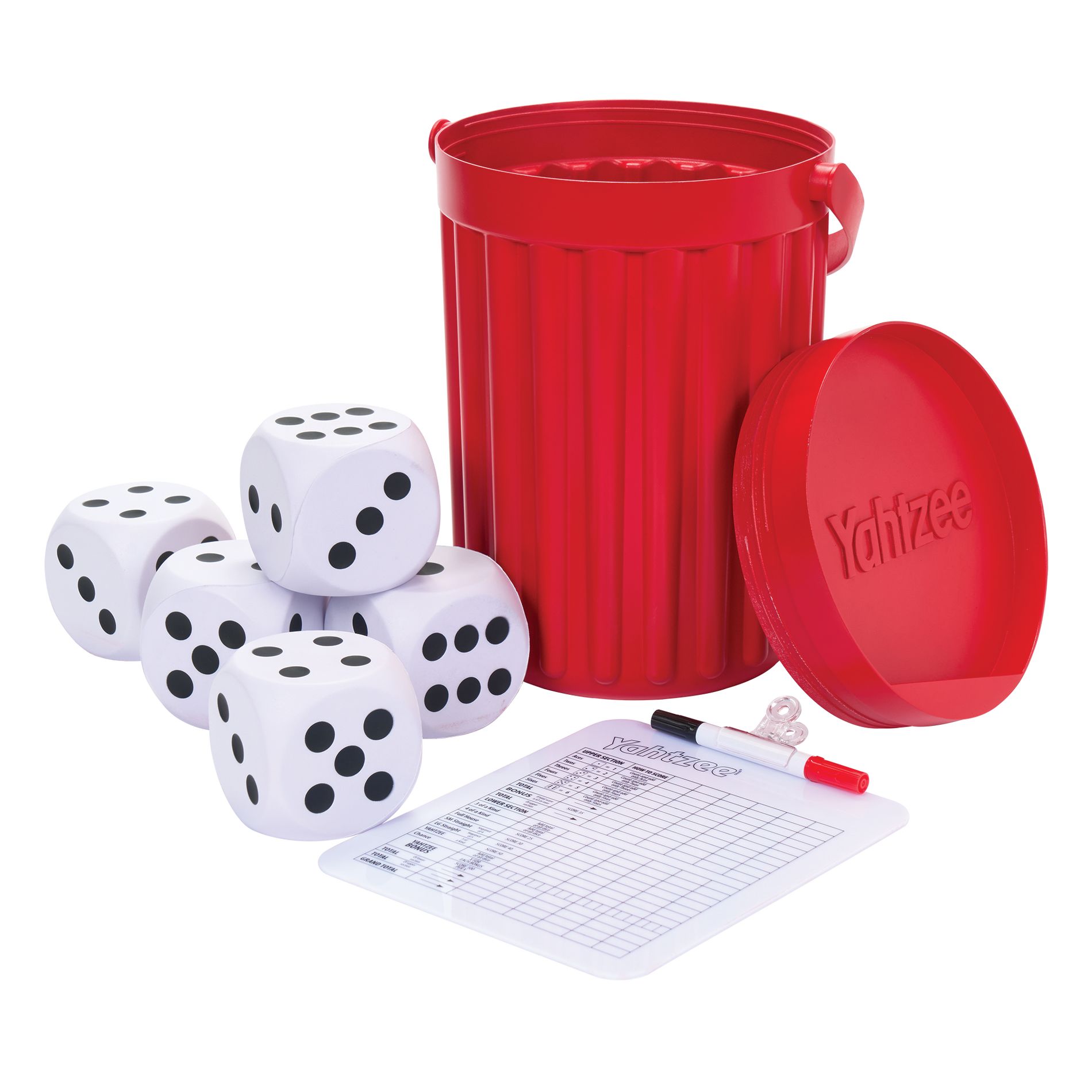 Eastpoint Giant Yahtzee: Polypropylene Lawn Dice Game for 2-8 Players