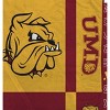 NCAA Minnesota Duluth Bulldogs Reverse Block Double Sided Ultra Cozy Blanket - 3 of 3